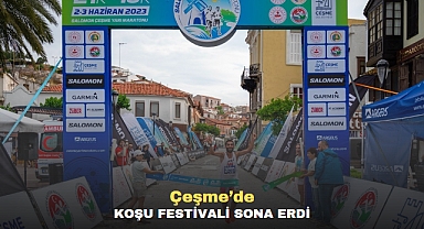 Çeşme’de koşu festivali sona erdi