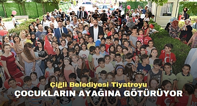 Çiğli Belediyesi Tiyatroyu Çocukların Ayağına Götürüyor
