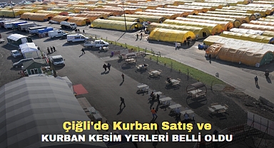 Çiğli'de Kurban Satış ve Kurban Kesim Yerleri Belli Oldu