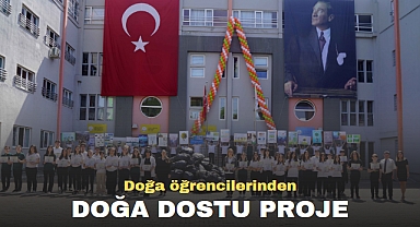 Doğa öğrencilerinden doğa dostu proje