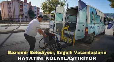 Gaziemir Belediyesi, engelli vatandaşların hayatını kolaylaştırıyor