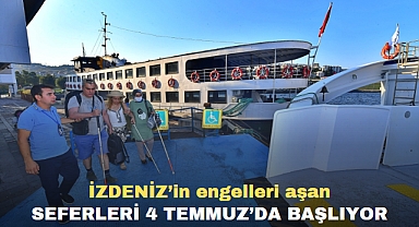 İZDENİZ’in engelleri aşan seferleri 4 Temmuz’da başlıyor