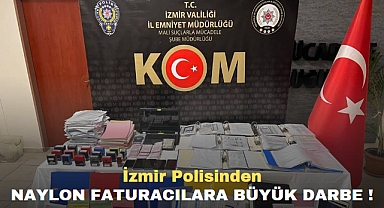 İzmir Polisinden Naylon Faturacılara Büyük Darbe!