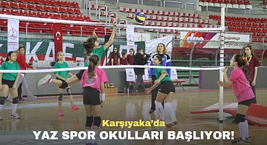 Karşıyaka'da yaz spor okulları başlıyor!