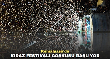 KİRAZ FESTİVALİ COŞKUSU BAŞLIYOR