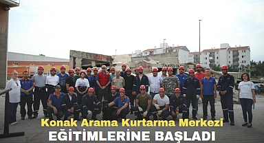 Konak Arama Kurtarma Merkezi eğitimlerine başladı