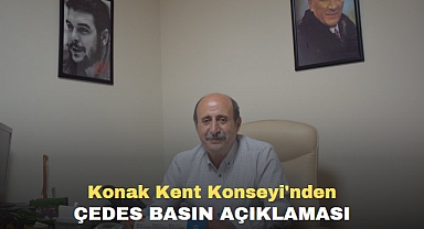 Konak Kent Konseyi'nden Çedes Basın Açıklaması
