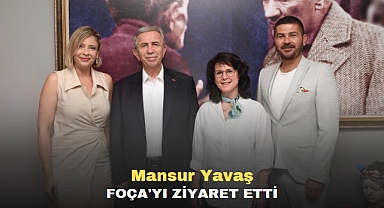 Mansur Yavaş Foça'yı Ziyaret Etti