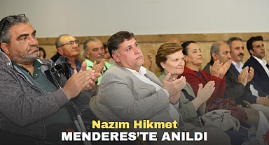 Nazım Hikmet Menderes'te Anıldı