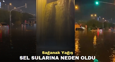 Sağanak Yağış Sel Sularına Neden Oldu