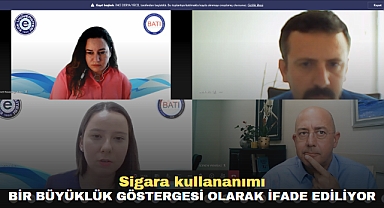 Sigara kullananımı bir büyüklük göstergesi olarak ifade ediliyor