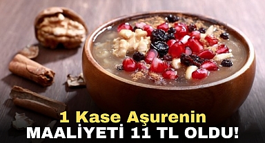 1 Kase Aşurenin Maaliyeti 11 tl oldu!