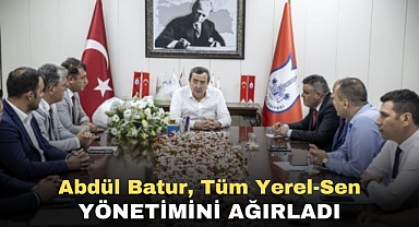 Abdül Batur, Tüm Yerel-Sen yönetimini ağırladı