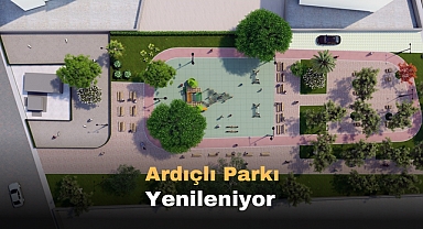 Ardıçlı Parkı yenileniyor