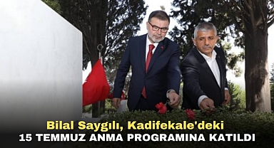 Bilal Saygılı, Kadifekale'deki 15 Temmuz anma programına katıldı