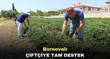 Bornovalı Çiftçiye Tam Destek