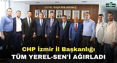 CHP İzmir İl Başkanlığı Tüm Yerel-Sen'i Ağırladı