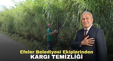 Efeler Belediyesi Ekiplerinden Kargı Temizliği