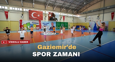 Gaziemir’de spor zamanı
