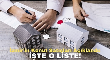 İzmir'in Konut Satışları Açıklandı: İşte O Liste!