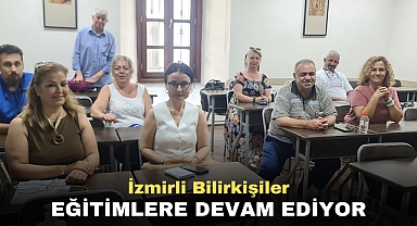 İZMİRLİ BİLİRKİŞİLER EĞİTİMLERE DEVAM EDİYOR.