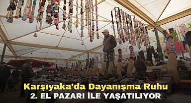 Karşıyaka'da Dayanışma Ruhu 2. el pazarı ile yaşatılıyor