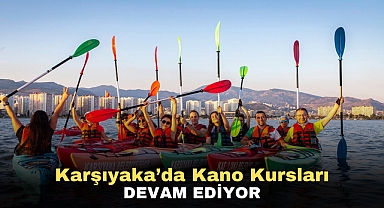Karşıyaka’da kano kursları devam ediyor