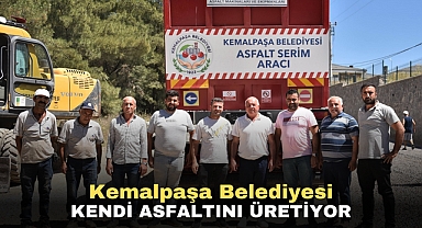 Kemalpaşa Belediyesi Kendi Asfaltını Üretiyor