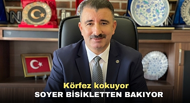 Körfez kokuyor, Soyer bisikletten bakıyor