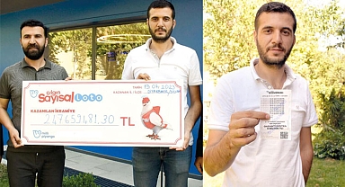 Sayısal Loto talihlisi 248 milyon TL’lik çeki aldı: Fabrika kuracağız