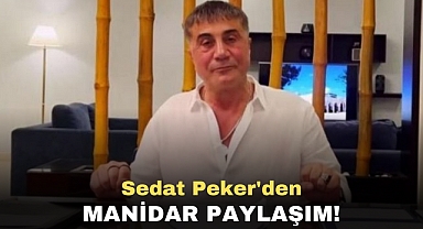 Sedat Peker'den Manidar Paylaşım!