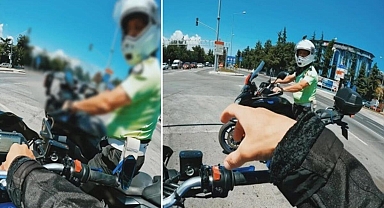 Trafik polisinin sözleri sosyal medyada gündem oldu... Motosikletli genç: O anda gözyaşlarımı tutamadım ve duygusallaştım