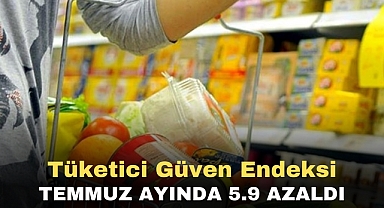 Tüketici Güven Endeksi Temmuz Ayında 5.9 Azaldı