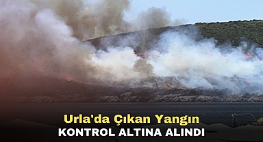 Urla'da çıkan yangın kontrol altına alındı