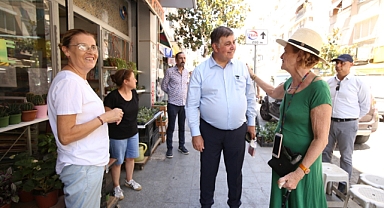 BAŞKAN TUGAY, DAHA SAĞLIKLI BİR KENT YAŞAMI İÇİN KARŞIYAKA’YI ADIM ADIM GEZİYOR