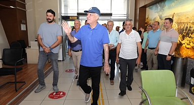 NARLIDERE BAŞKANI ALİ ENGİN GÖREVİNE ALKIŞLARLA DÖNDÜ