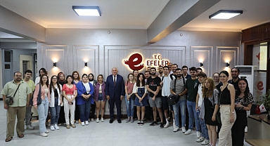 EFELER BELEDİYESİ TIP ÖĞRENCİLERİNİ AĞIRLADI