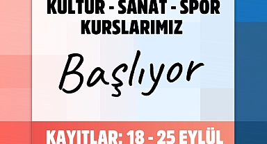 GAZİEMİR’DE KÜLTÜR, SANAT VE SPOR KURSLARINA KAYITLAR BAŞLADI