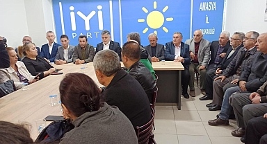 Amasya’da İYİ Parti'den üç yüz kişi istifa ettiğini açıkladı