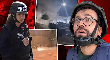 Bombalar altında haber nöbeti: Türk gazetecilerin bulunduğu bölgeyi hedef aldılar! Adem Metan o anları anlattı