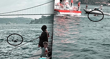 İstanbul Boğazı'nda hareketli dakikalar! Görenler mayın sandı, gerçek bambaşka çıktı