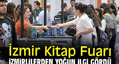 İzmir Kitap Fuarı İzmirlilerden yoğun ilgi gördü