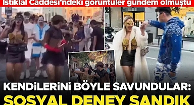 Yüzü maskeli kişiler İstiklal Caddesi'nde sahte dolar saçmıştı! Şüphelilerden 'sosyal deney sandık' savunması