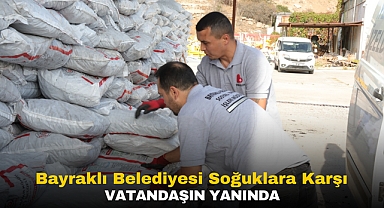 Bayraklı Belediyesinden yakacak desteği