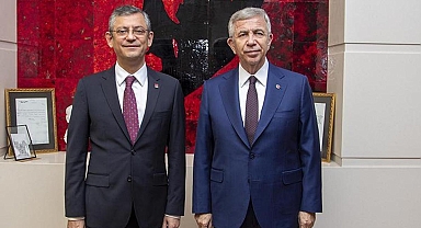CHP Genel Başkanı Özel, Mansur Yavaş ile görüştü