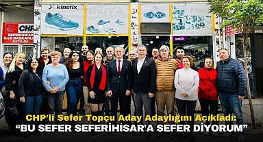 CHP Meclis Üyesi Sefer Topçu: Bu sefer Seferihisar'a Sefer diyorum