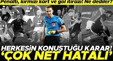 Hatayspor - Galatasaray maçında hakem kararları tartışma yarattı! Net bir penaltı, kırmızı kart...