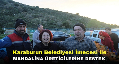 Karaburun Belediyesi İmecesi ile Mandalina Üreticilerine Destek