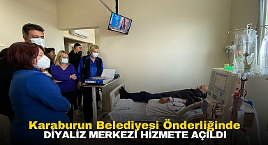KARABURUN DİYALİZ MERKEZİ HİZMETE AÇILDI