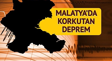 AFAD duyurdu! Malatya'da 5.2 büyüklüğünde deprem..